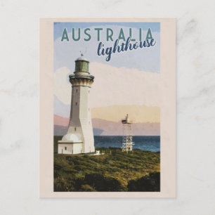  Australische Point loodrecht vuurtoren Briefkaart