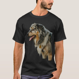 Australische portret aan de rand t-shirt
