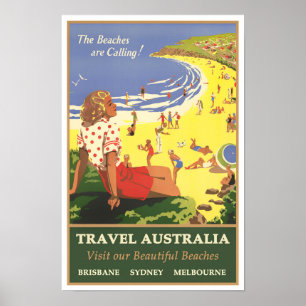 Australische Poster voor oldtimers