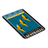 Australische Poster voor reizen met grote barrière Magneet (Rechterzijde)