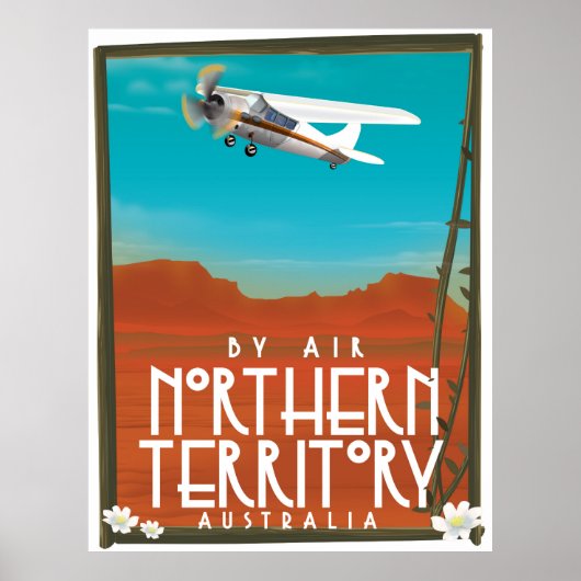 Australische poster voor reizen over de noordelijk (Voorkant)