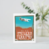 Australische poster voor reizen over de noordelijk briefkaart (Staand voorkant)