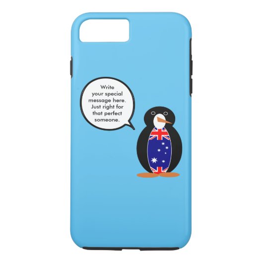 Australische pratende mevrouw pinguïn gepersonalis Case-Mate iPhone case (Achterkant)