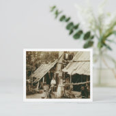 Australische prospector, c.1880s (sepia foto) briefkaart (Staand voorkant)