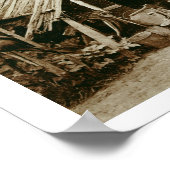 Australische prospector, c.1880s (sepia foto) poster (Hoek)