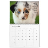 Australische Puppies Shepherd Agenda Kalender (Feb 2027)