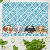 Australische Puppies van Shepherd Theedoek (Gevouwen)