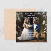 Australische Quokka Trouw met mij, red de datum Save The Date (Voorkant / Achterkant)