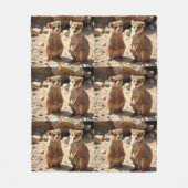 Australische Quokka Twins, Fleece Deken (Voorkant)