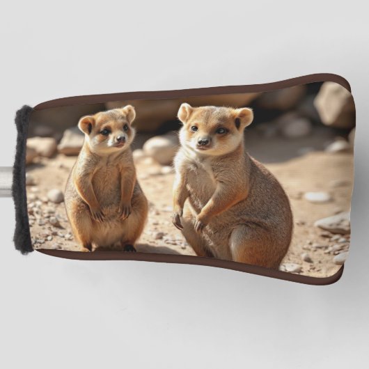 Australische Quokka Twins, Golfheadcover (Voorkant)