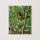 Australische regenboog Lorikeets Legpuzzel (Verticaal)