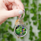 Australische regenboog Lorikeets Sleutelhanger (Hand)