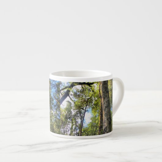 Australische regenwouden Eucalyptus Gum Trees Espresso Kop (Voorkant rechts)