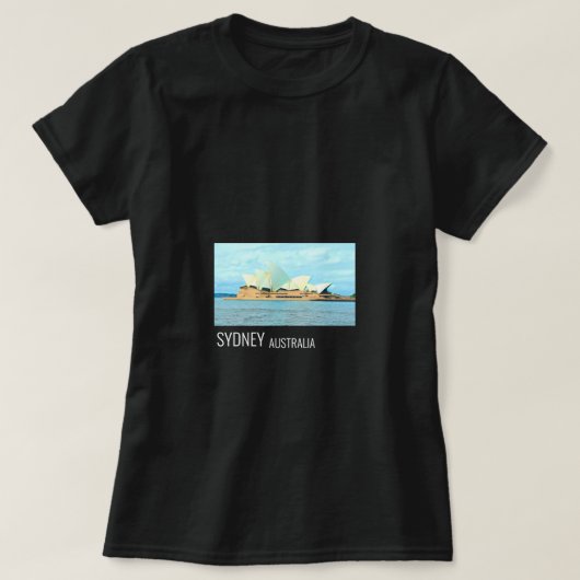 Australische reis Sydney Opera House T-shirt (Design voorkant)