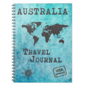 Australische reisjournaal Vackbord Notitieboek (Voorkant)