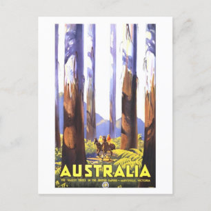 Australische reisposter Briefkaart