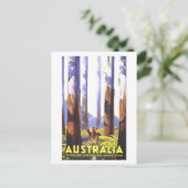  Australische reisposter Briefkaart (Staand voorkant)