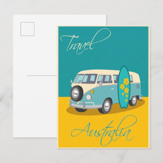 Australische reisposter Briefkaart (Voorkant / Achterkant)