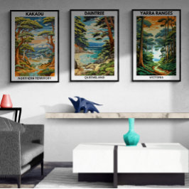 Australische Reisposter, Kakadu, NT Poster