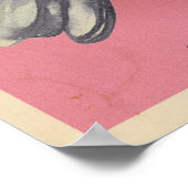 Australische reisposter Parott Poster (Hoek)