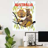 Australische reisposter poster (Thuiskantoor)