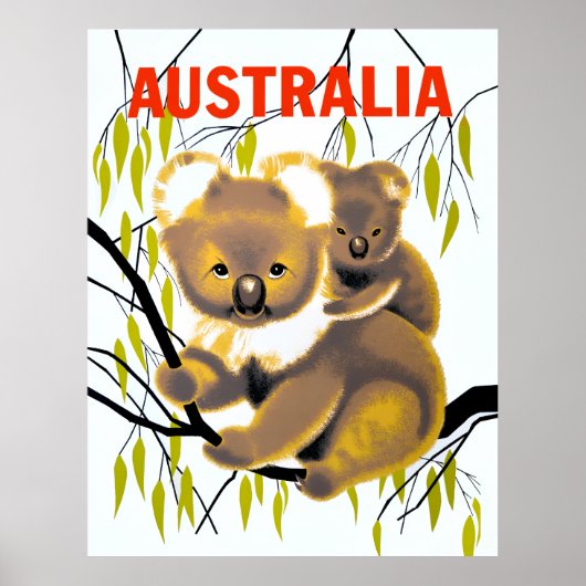 Australische reisposter poster (Voorkant)