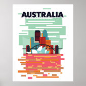 Australische reisposter poster (Voorkant)