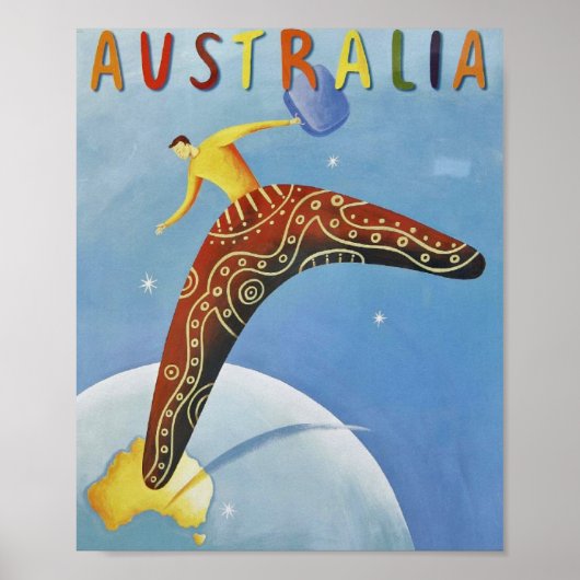 Australische reisposter poster (Voorkant)