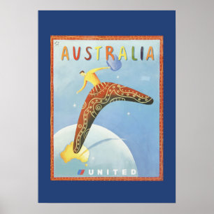 Australische reisposter poster