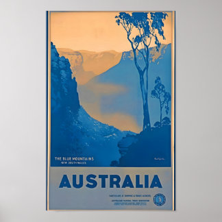 Australische reisposter poster