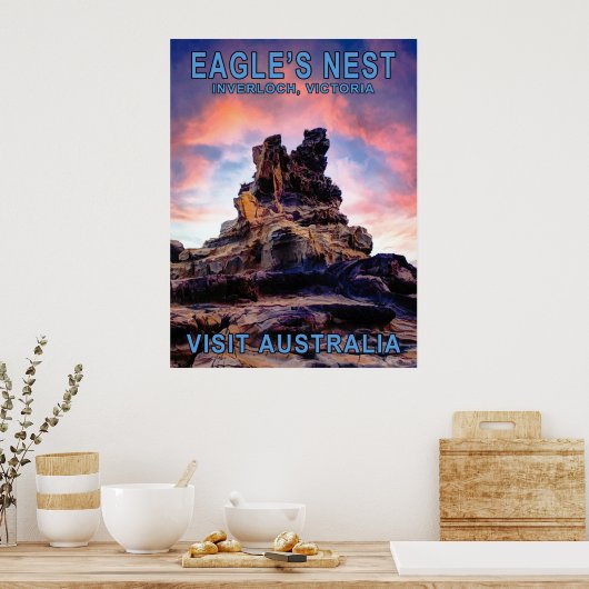 Australische reisposter poster (Keuken)