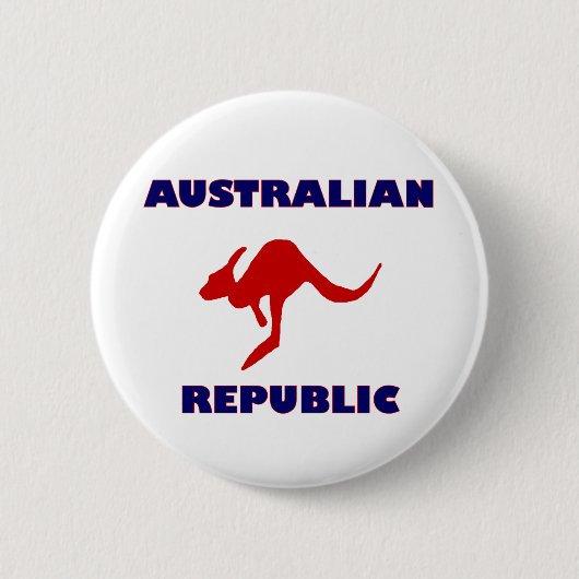Australische Republiek Ronde Button 5,7 Cm (Voorkant)