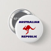 Australische Republiek Ronde Button 5,7 Cm (Voorkant /achterkant)