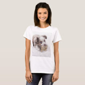 Australische rode merle pup t-shirt (Voorkant volledig)