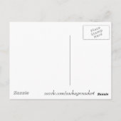 Australische roodbloeiende waterverf briefkaart (Achterkant)