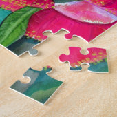 Australische roodbloeiende waterverf legpuzzel (Zijkant)