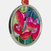 Australische roodbloeiende waterverf metalen ornament (Rechts)