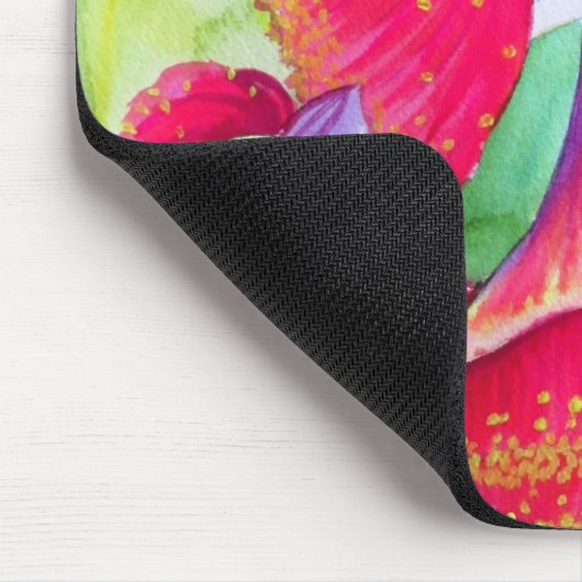 Australische roodbloeiende waterverf muismat (Hoek)