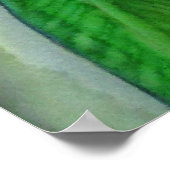 Australische roodbloeiende waterverf poster (Hoek)