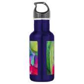 Australische roodbloeiende waterverf waterfles  (Achterkant)