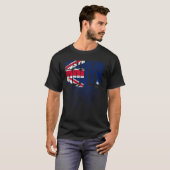Australische rots Australia Heritage Flag T-shirt (Voorkant volledig)