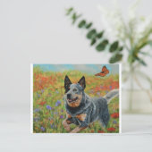 Australische runderen hond briefkaarten, Charming  Briefkaart (Staand voorkant)