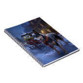 Australische runderen kerstfeest  notitieboek (Rechterzijde)