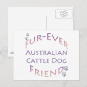 Australische runderhond Furever Briefkaart (Voorkant / Achterkant)