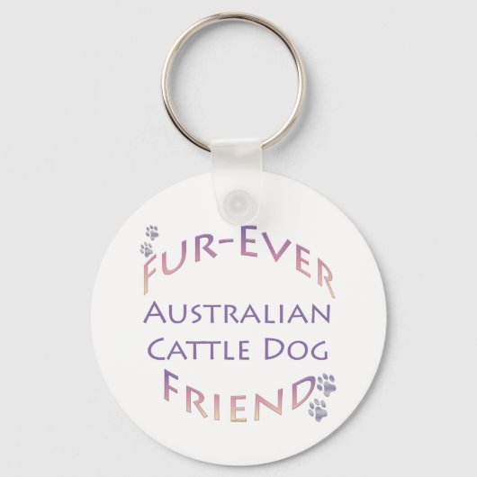Australische runderhond Furever Sleutelhanger (Voorkant)