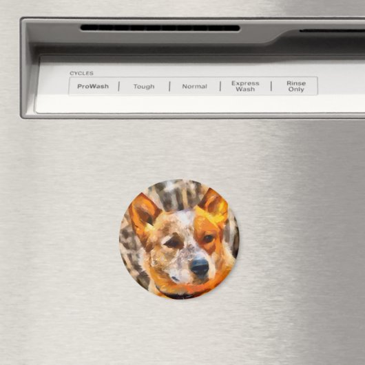 Australische runderhond - Red Heeler Magneet (Insitu (Vaatwasser))