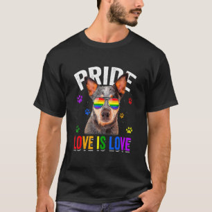 Australische Rundvee Gay Pride Lgbt Regenboogvlag T-shirt