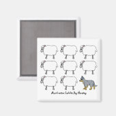 Australische Rundvee Hond Herding Schaap Magnet (Voorkant / Achterkant)