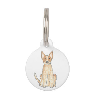 Australische Rundvee hond Red Heeler Pet ID Tag Huisdierpenning