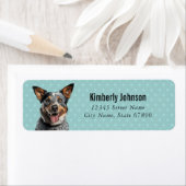 Australische Rundvee Hond Retouradres Labels (Insitu)